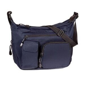 Derek Alexander Nylon Top Zip Hobo Bag